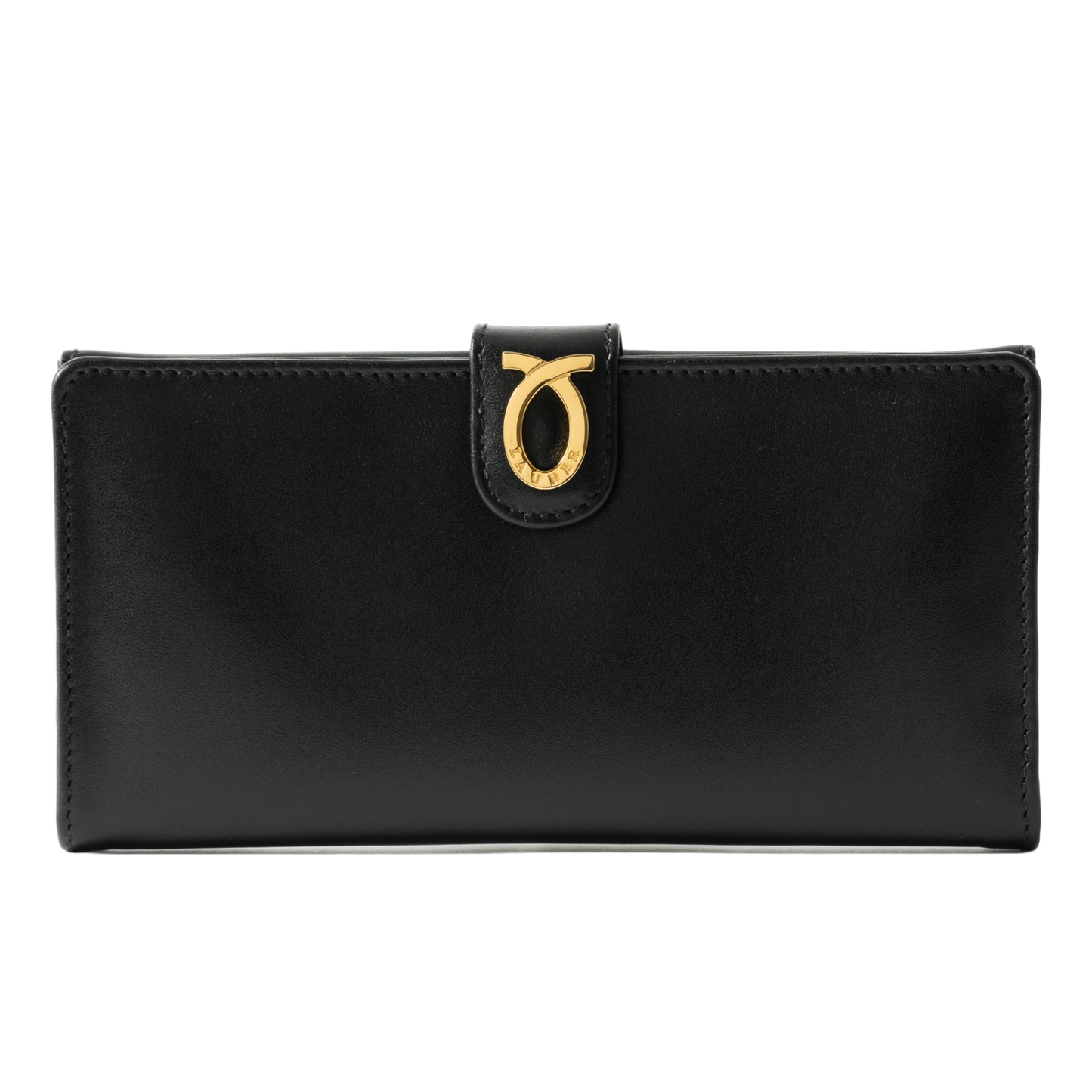 財布 18cm EbonyBlack | Flat Logo Purse ブラック