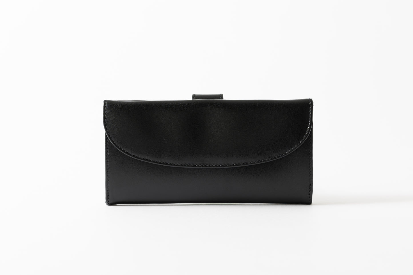 財布 18cm EbonyBlack | Flat Logo Purse ブラック