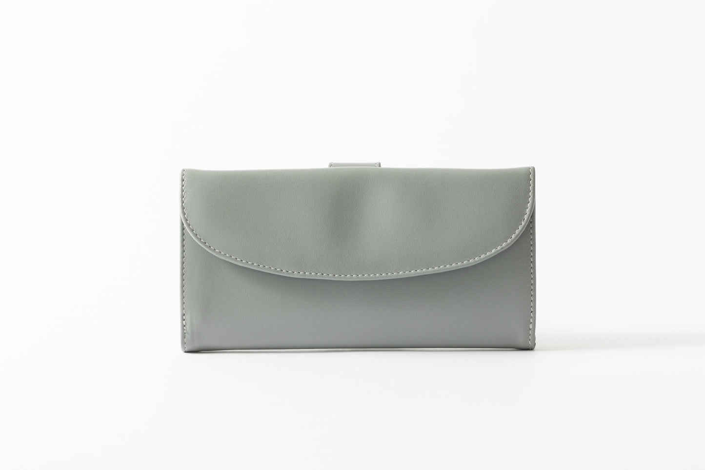 財布 18cm MistyGrey | Flat Logo Purse ミスティグレー