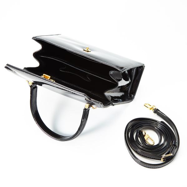 予約商品 ジュディ Black Patent GoldRopeLogo | Judi ブラックパテント ゴールドロゴ