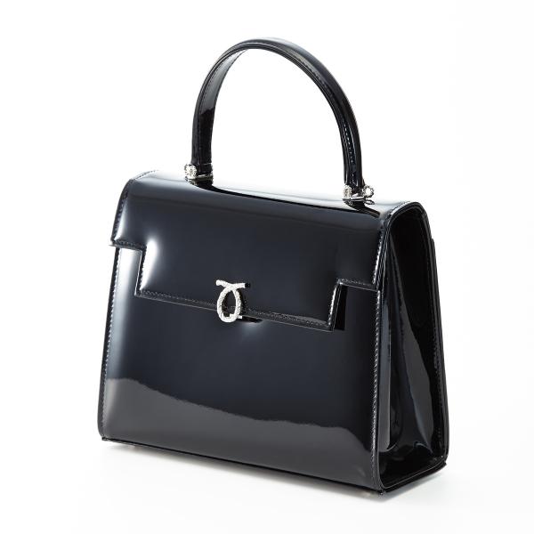 トラヴィアータ Black patent Silver Logo | Traviata ブラックパテント シルバーロゴ