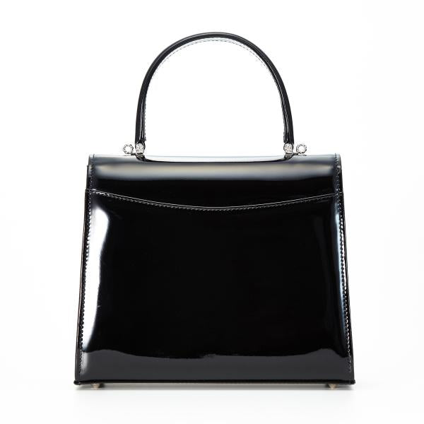 トラヴィアータ Black patent Silver Logo | Traviata ブラックパテント シルバーロゴ