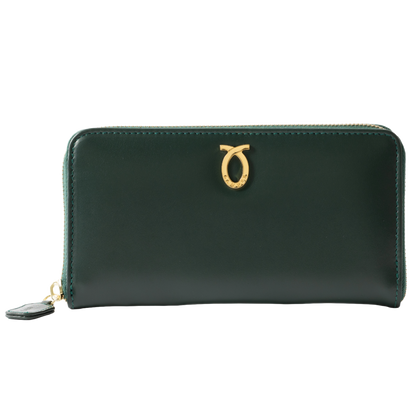 財布 19cm ForestGreen | Flat Logo Purse グリーン