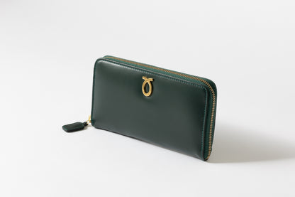 財布 19cm ForestGreen | Flat Logo Purse グリーン