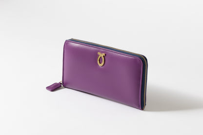 財布 19cm MonarchPurple | Flat Logo Purse モナークパープル