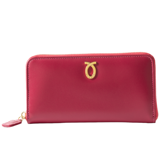 財布 19cm DarkPink | Flat Logo Purse ピンク