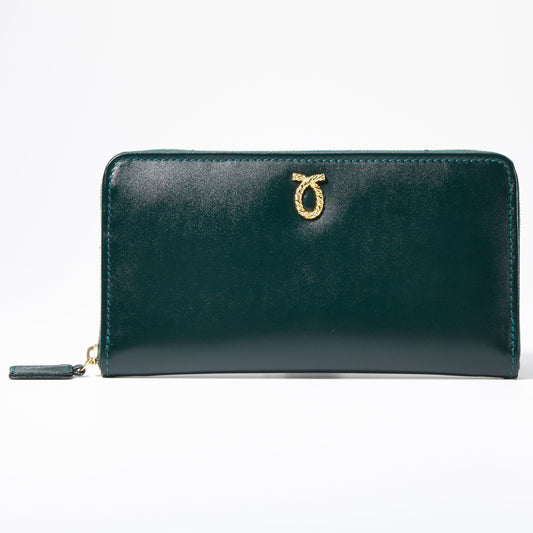 予約商品　財布 19cm Forrest Green  | Rope Logo Purse フォレストグリーン