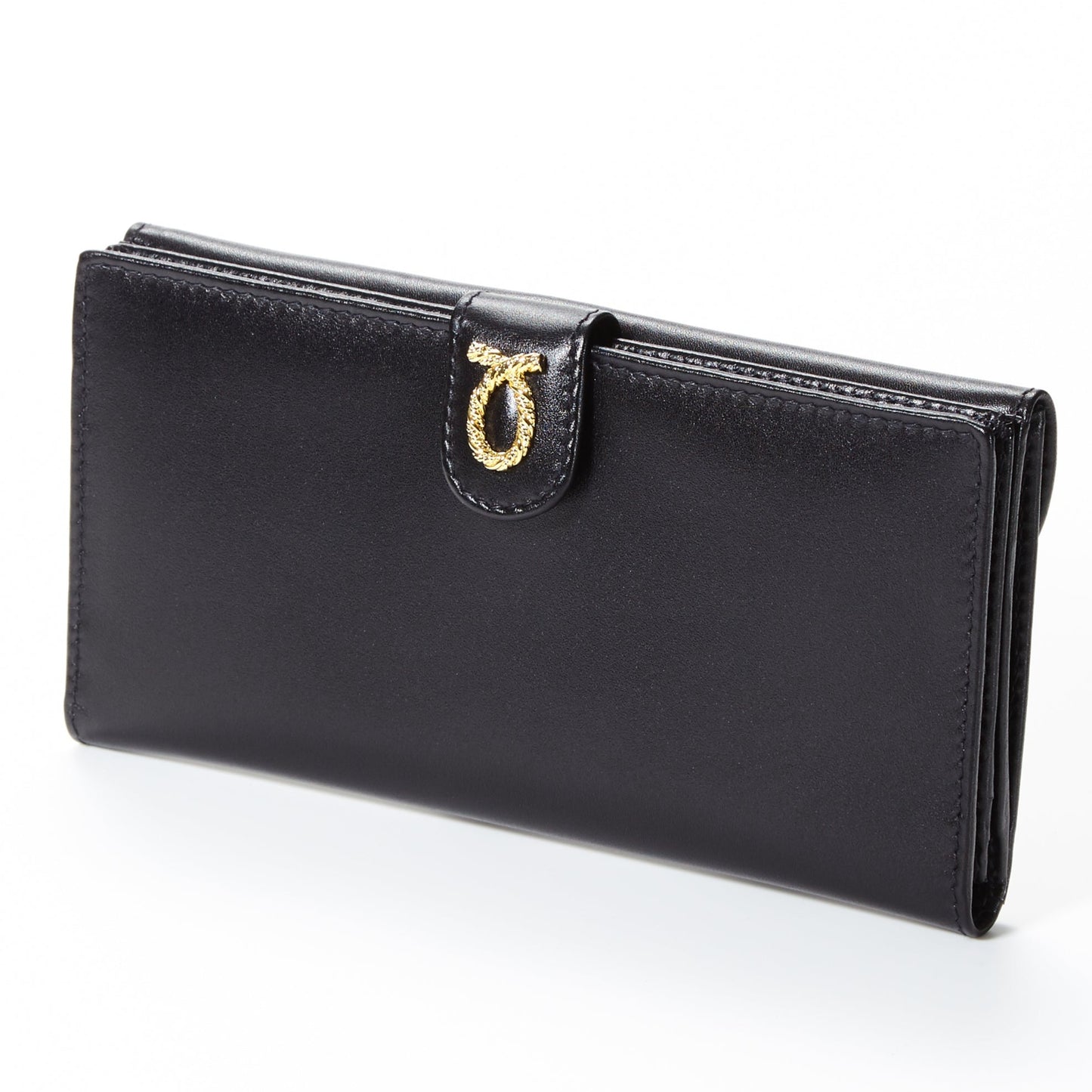 財布 18cm EbonyBlack  | Rope Logo Purse ブラック