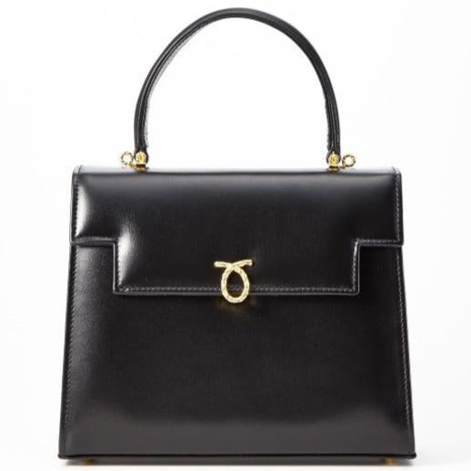 トラヴィアータ EbonyBlack Gold RopeLogo | Traviata ブラック ゴールドロゴ – Launer London