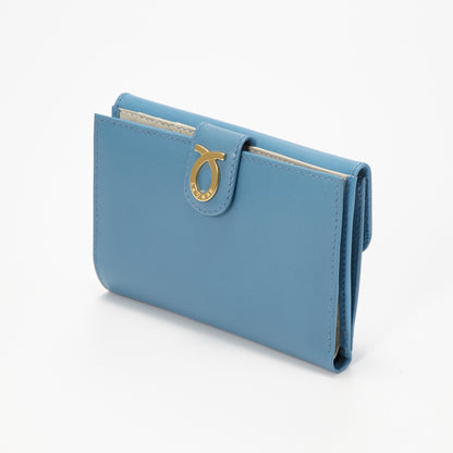 予約商品　財布 14cm CapliBlue BoneWhite | Flat Logo Purse カプリブルーボーンホワイト